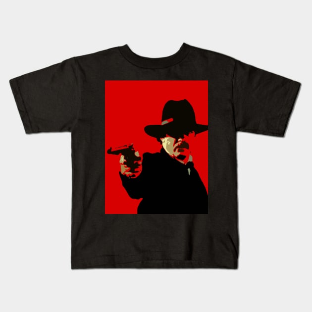 kevin costner Kids T-Shirt by oryan80